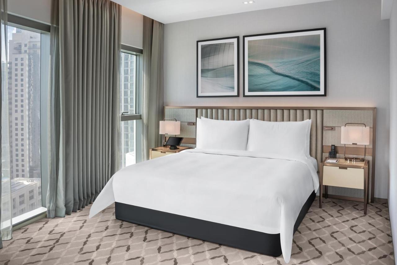 Address Creek Harbour Hotell Dubai Eksteriør bilde A bedroom at the hotel