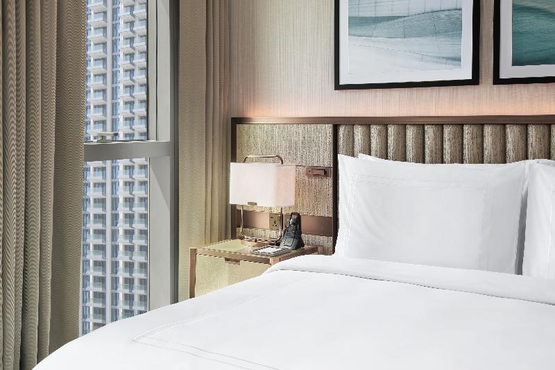 Address Creek Harbour Hotell Dubai Eksteriør bilde A guest room at the hotel