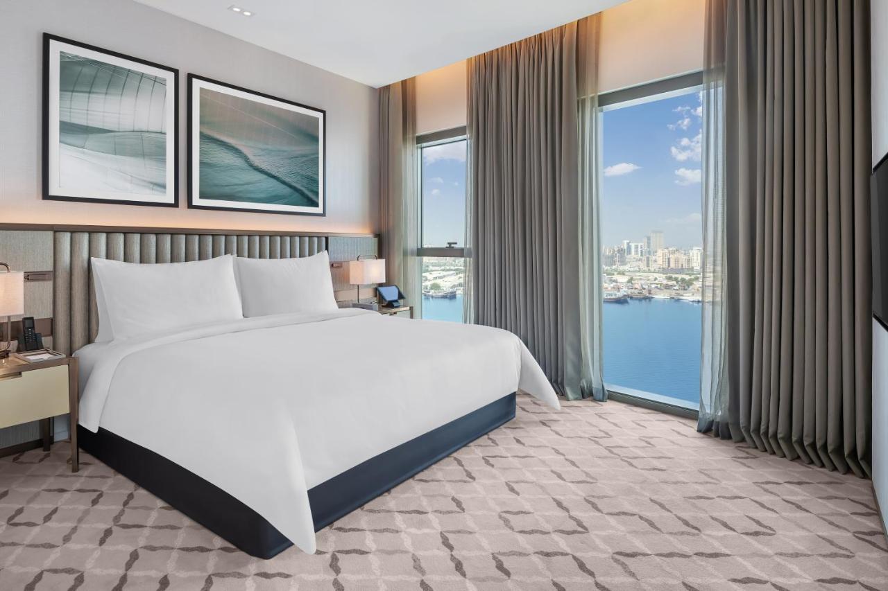 Address Creek Harbour Hotell Dubai Eksteriør bilde A bedroom at the hotel