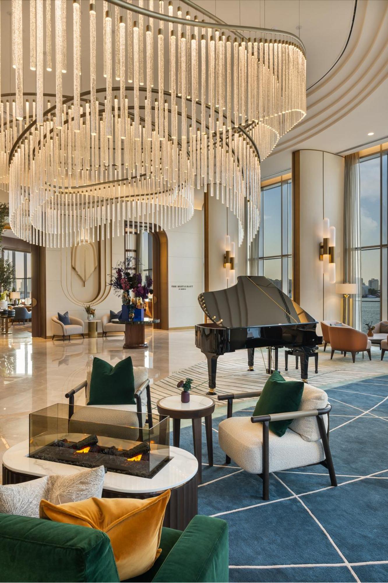 Address Creek Harbour Hotell Dubai Eksteriør bilde The lobby of the hotel