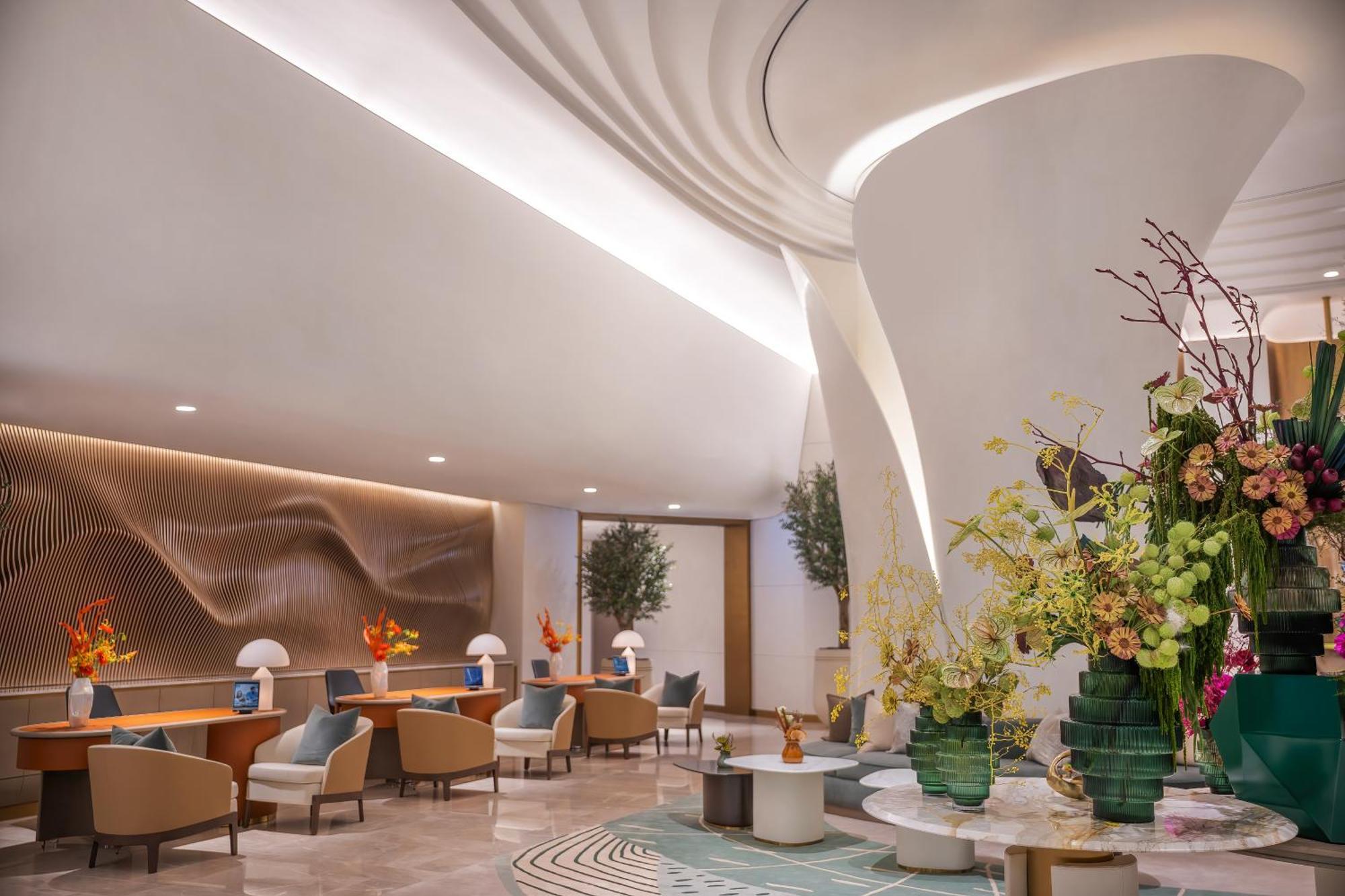 Address Creek Harbour Hotell Dubai Eksteriør bilde The lobby of the hotel